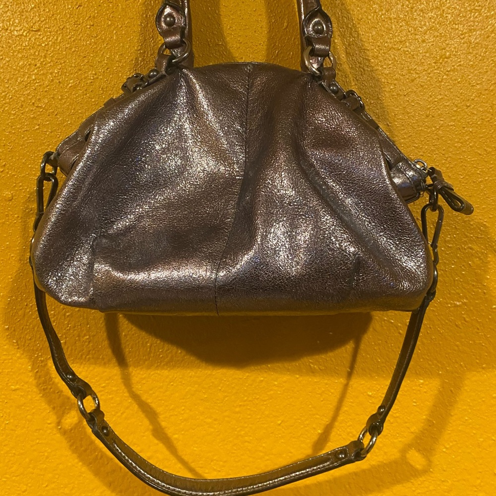 Coach madison Sophia metallic purse
